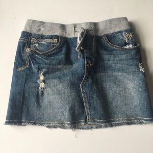 Justice denim skirt girls 12